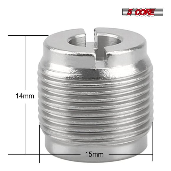 5 Core Mic Stand Adapter 12Pcs 3/8 Female to 5/8 Male Screw Thread Connector - Picture 6 of 7
